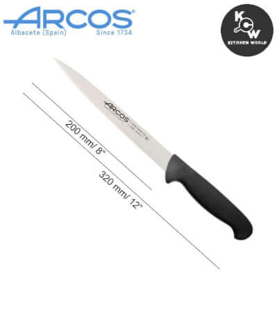 มีดแล่ปลาสแตนเลส Arcos 295225 ขนาด 19 ซม. สีดำ_4